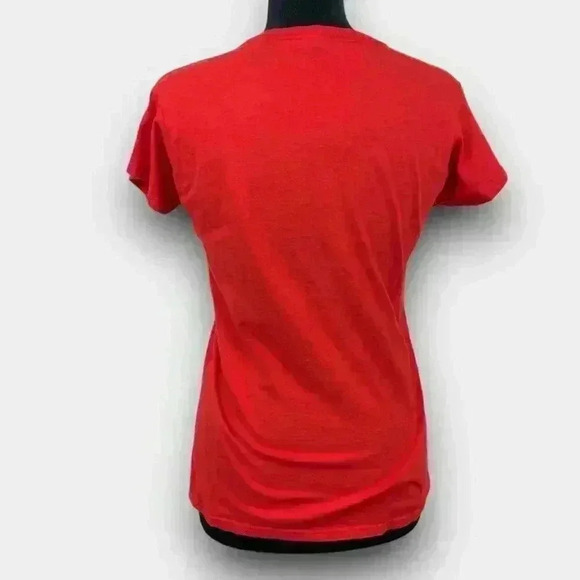 MONTREAL CANADIANS ladies‎ large Gildan Soft Style cotton t-shirt red - Picture 4 of 8